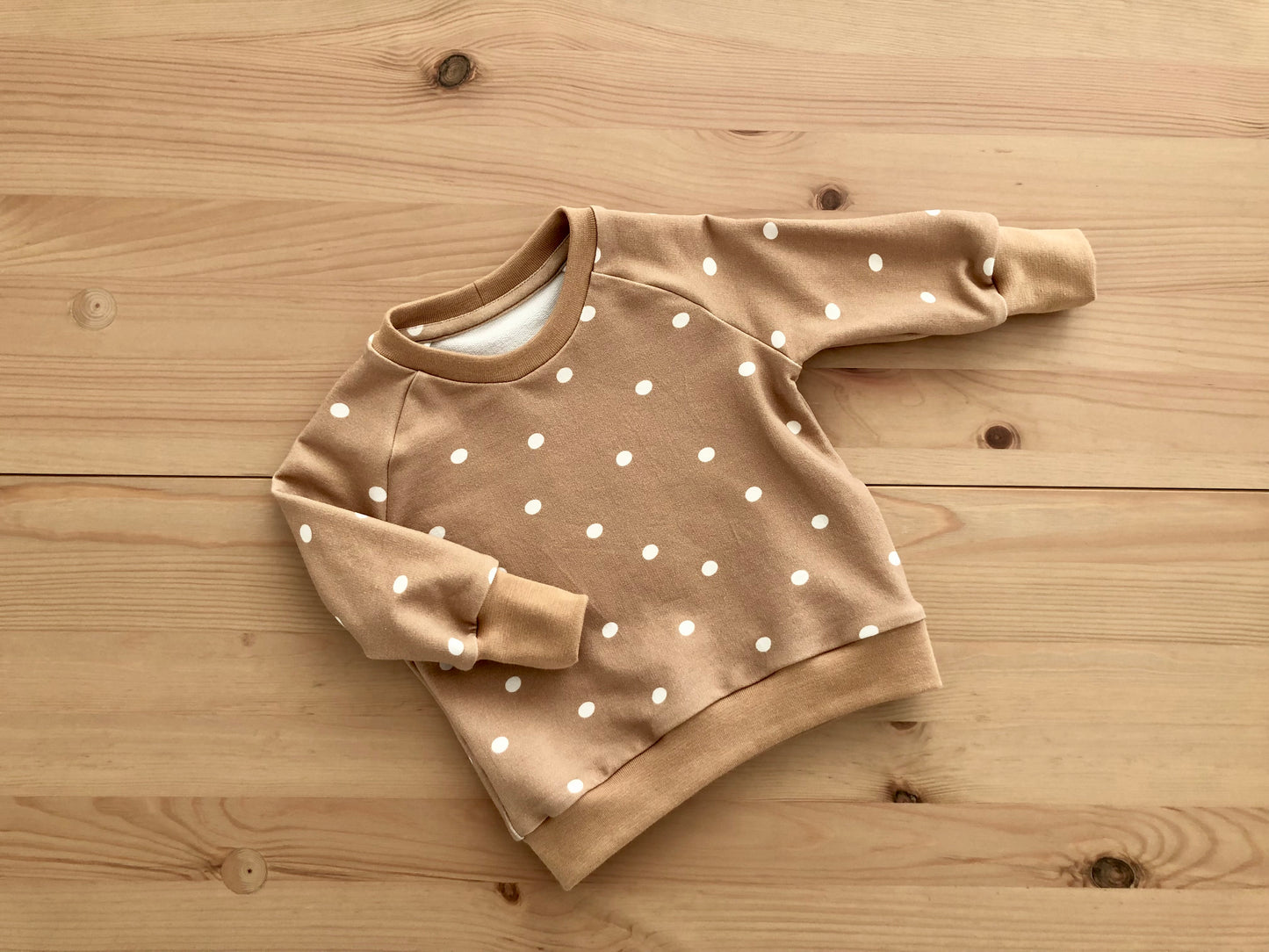 Pullover „Pünktchen, Ocker“