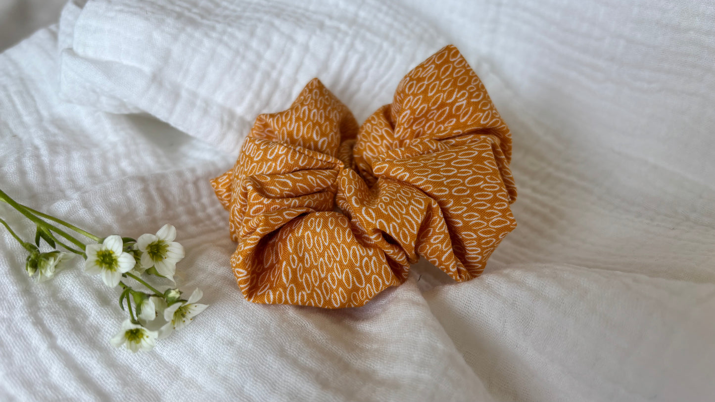Scrunchie Sonnengelb Kreise