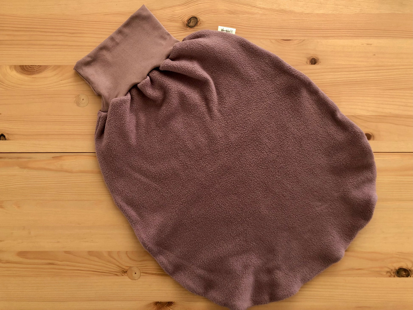 Pucksack Bio-Baumwollfleece Mauve
