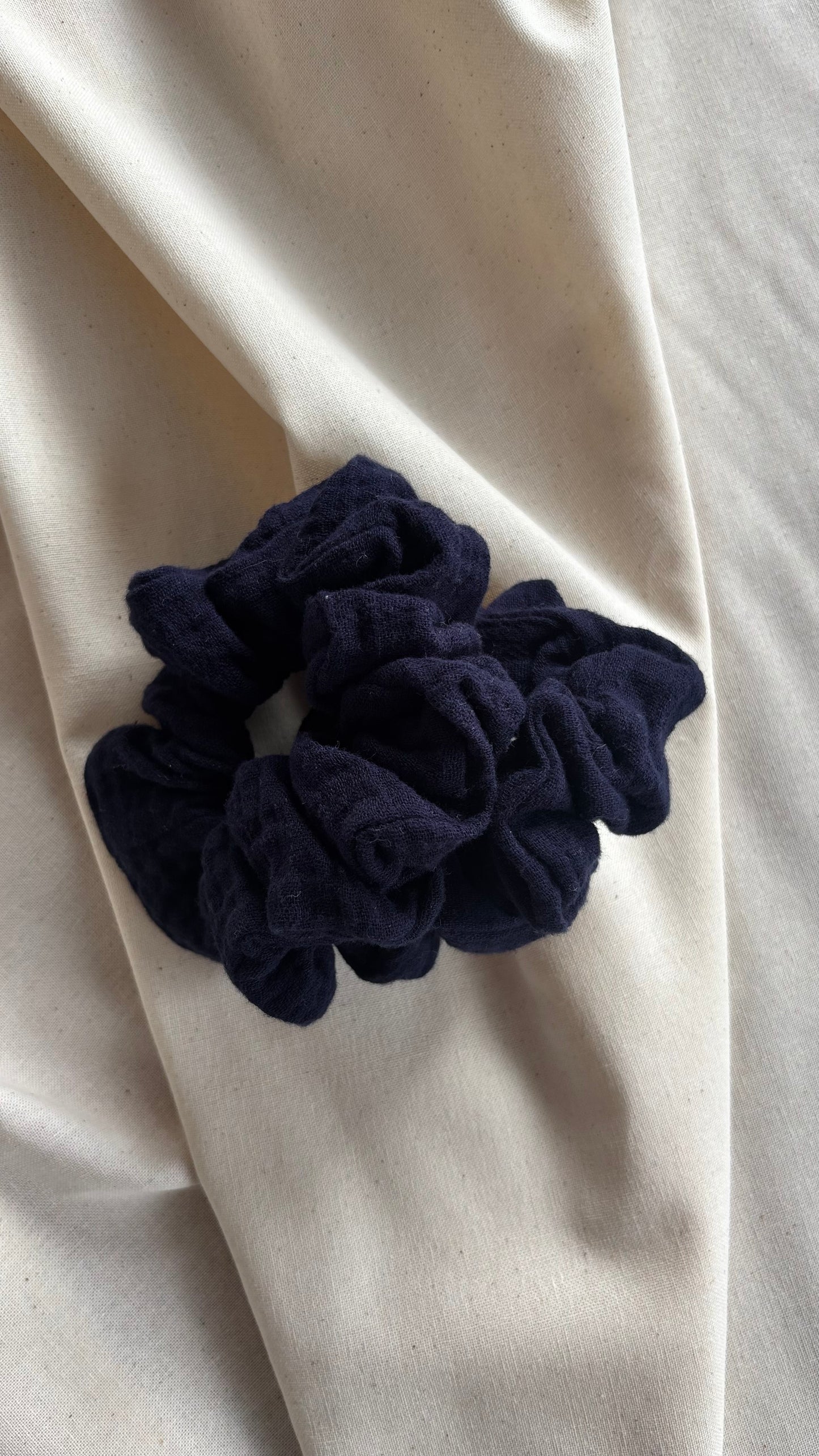 Scrunchie Bio-Baumwollmusselin
