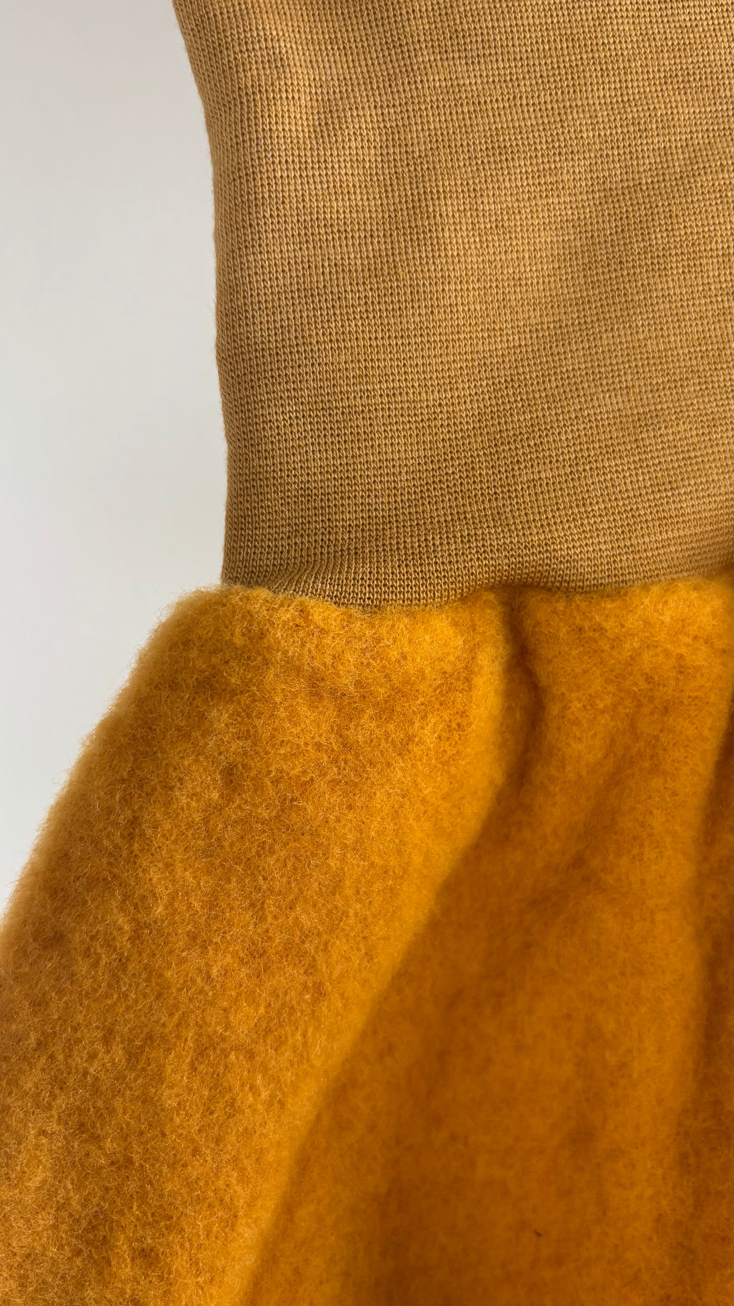 Pucksack aus weichem Merinowollfleece