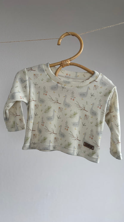 Oversizeshirt aus Merinowolle-Maulbeerseide