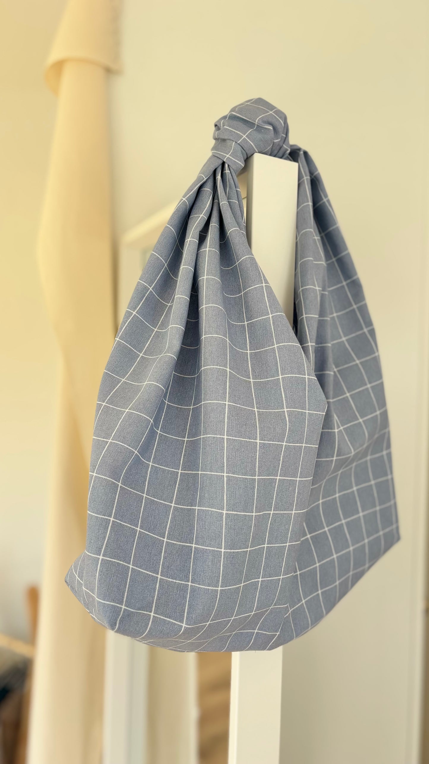 Knotentasche aus Baumwollcanvas
