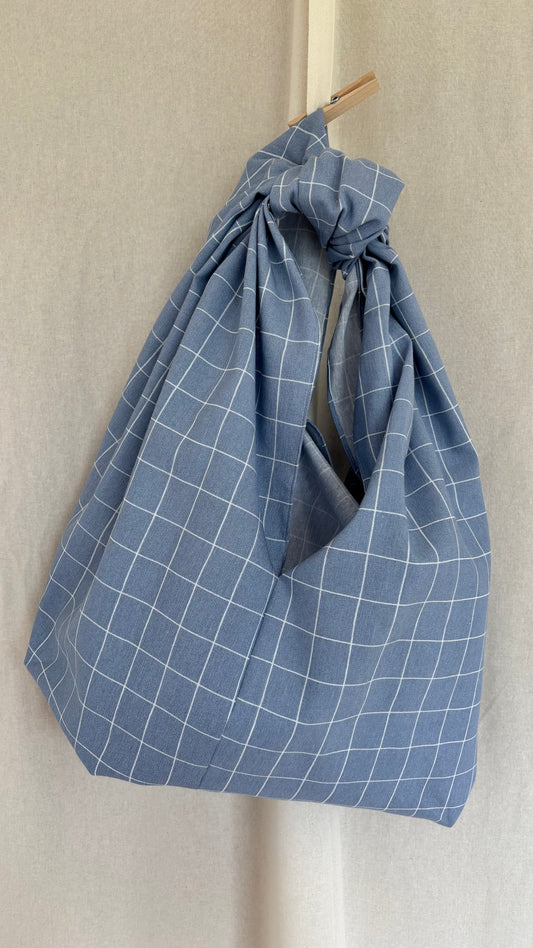 Knotentasche aus Baumwollcanvas