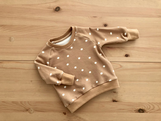 Pullover „Pünktchen, Ocker“