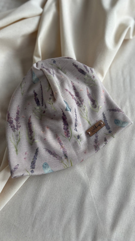 Hauberl „Lavendel“ aus Merinowolle-Maulbeerseide