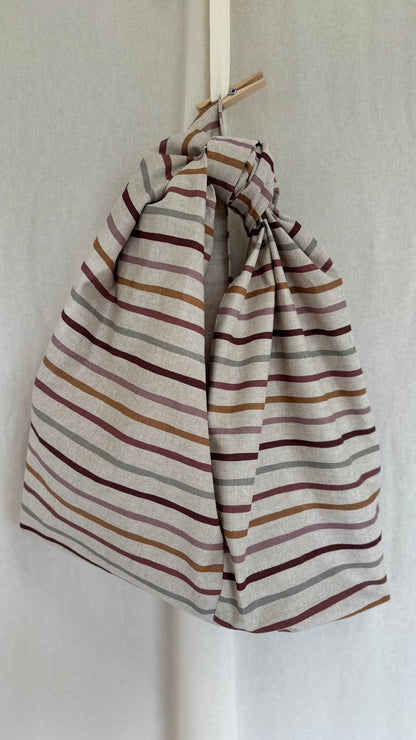 Knotentasche aus Baumwollcanvas