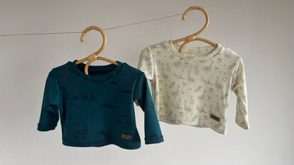 Oversizeshirt aus Merinowolle-Maulbeerseide