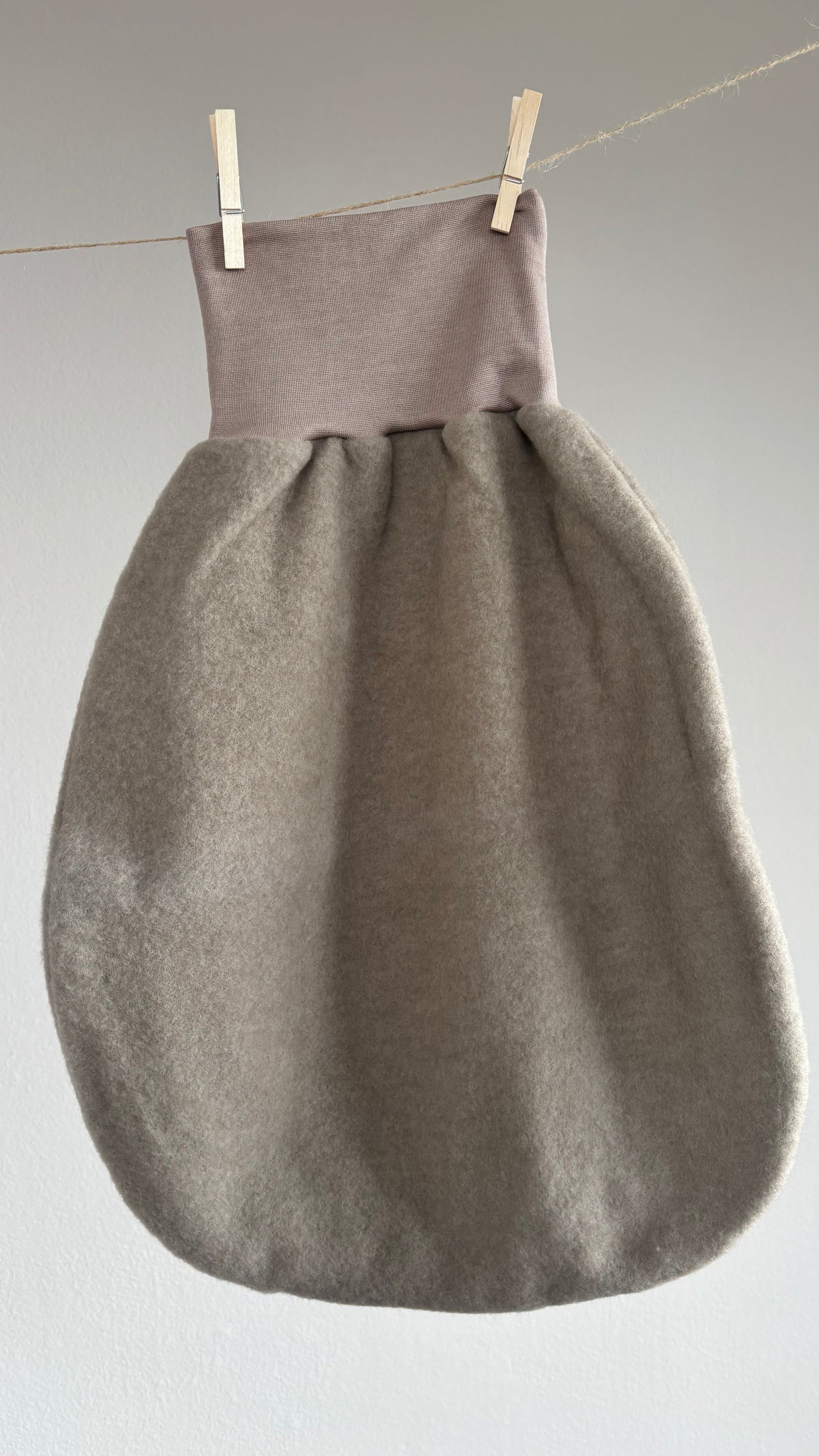 Pucksack aus weichem Merinowollfleece