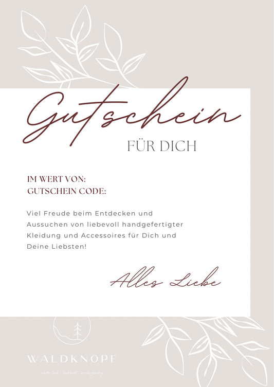 Digitaler Gutschein