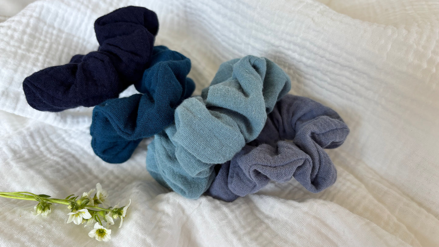 Scrunchie Bio-Baumwollmusselin