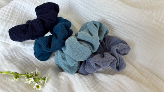 Scrunchie Bio-Baumwollmusselin