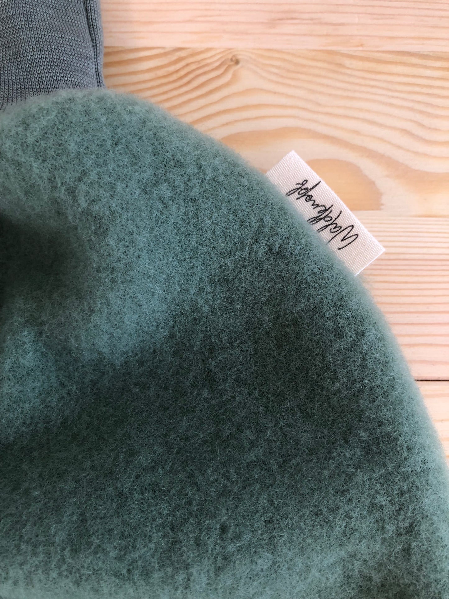 Pucksack aus weichem Merinowollfleece